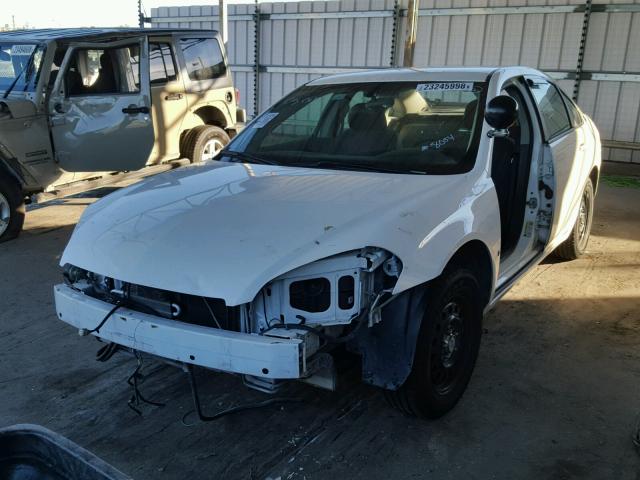 2G1WS553081329309 - 2008 CHEVROLET IMPALA POL WHITE photo 2