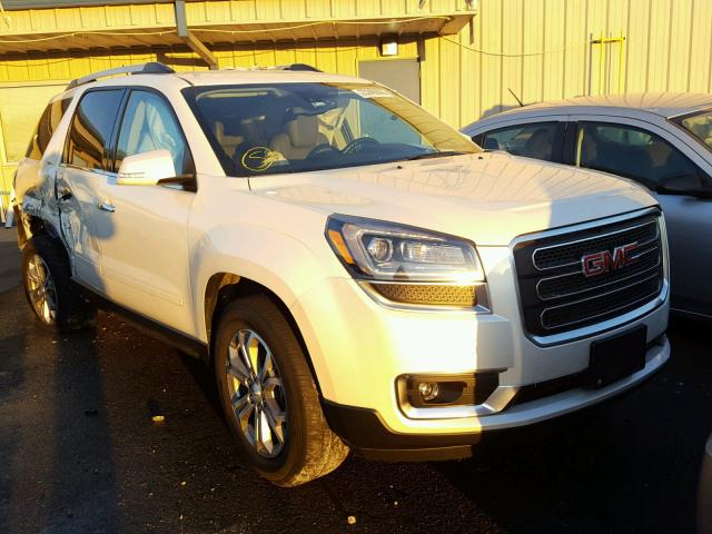 1GKKRRKD7FJ246974 - 2015 GMC ACADIA SLT WHITE photo 1