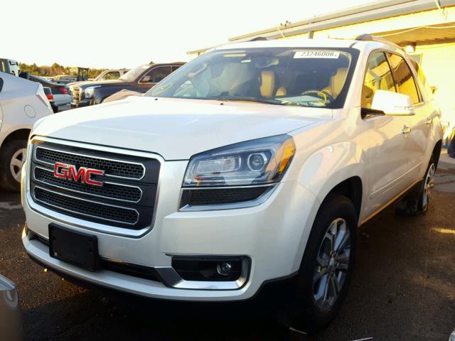 1GKKRRKD7FJ246974 - 2015 GMC ACADIA SLT WHITE photo 2