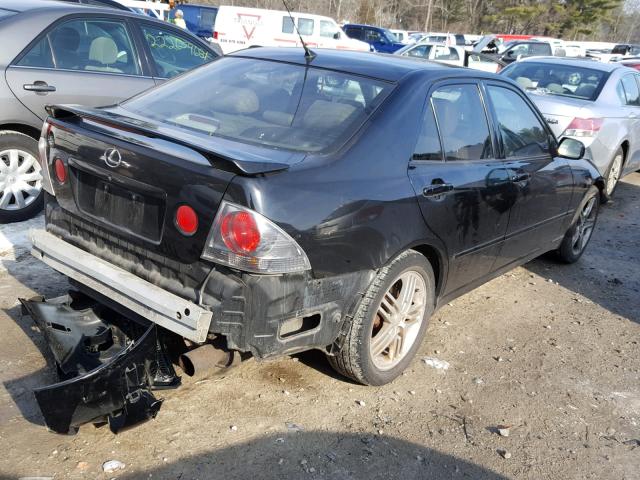 JTHBD182510014856 - 2001 LEXUS IS 300 BLACK photo 4