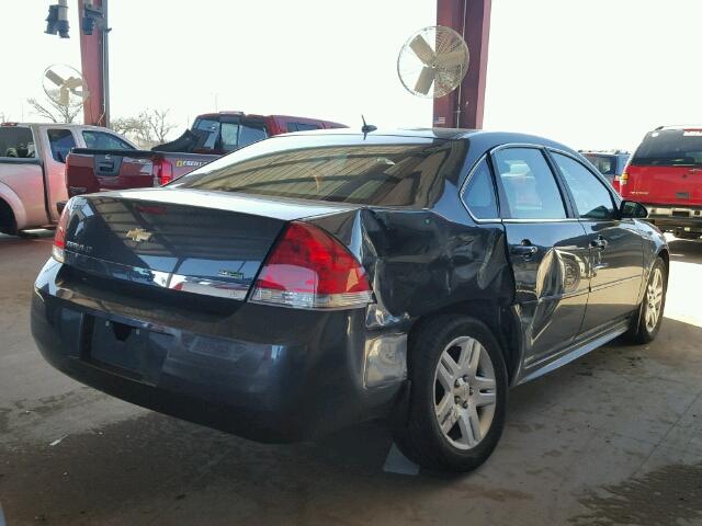 2G1WB5EK7B1252212 - 2011 CHEVROLET IMPALA LT GRAY photo 4