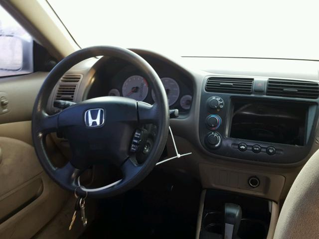 1HGEM22962L029278 - 2002 HONDA CIVIC EX WHITE photo 9