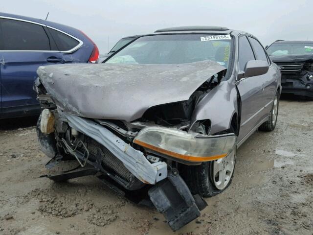 1HGCG1654YA029512 - 2000 HONDA ACCORD EX GRAY photo 2