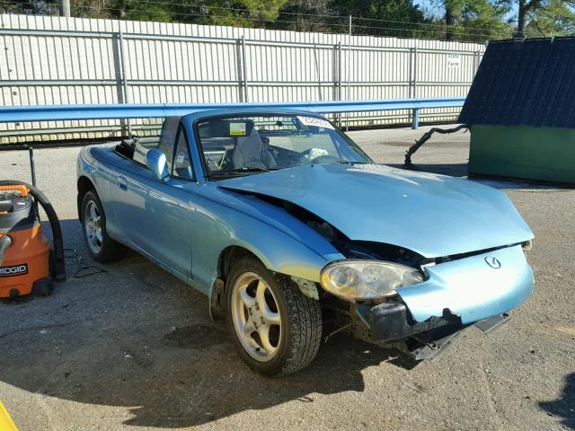 JM1NB353910217276 - 2001 MAZDA MX-5 MIATA BLUE photo 1