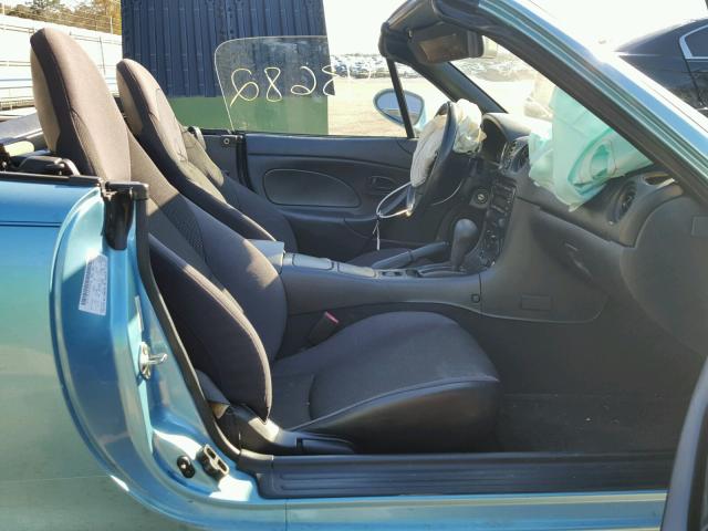 JM1NB353910217276 - 2001 MAZDA MX-5 MIATA BLUE photo 5