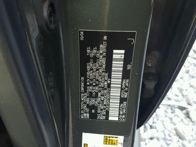 JTLKT324150201273 - 2005 TOYOTA SCION XB 绿色 照片 10