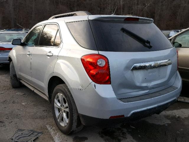 2CNFLEEW9A6311023 - 2010 CHEVROLET EQUINOX LT SILVER photo 3