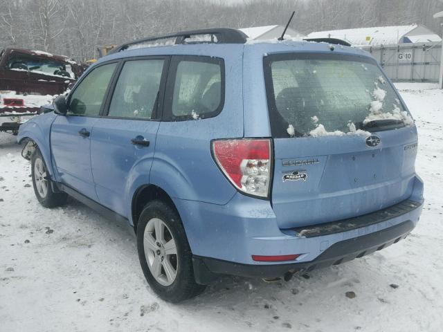 JF2SHABC7CH434308 - 2012 SUBARU FORESTER 2 BLUE photo 3