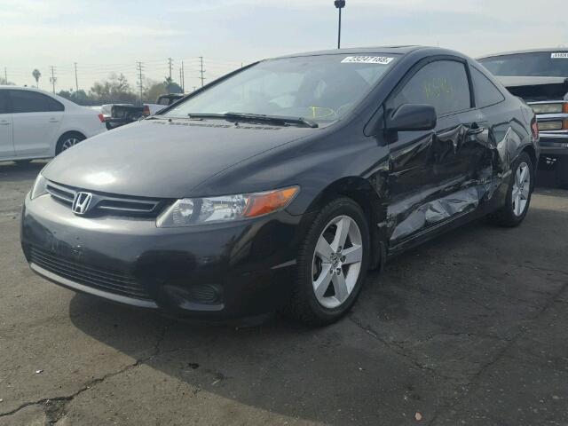 2HGFG12847H547598 - 2007 HONDA CIVIC EX შავი ფოტო 2