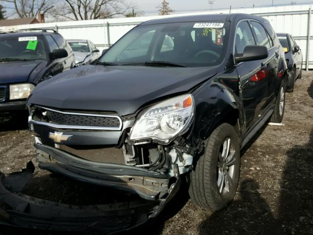 2GNALBEK0D6288723 - 2013 CHEVROLET EQUINOX LS BLACK photo 2