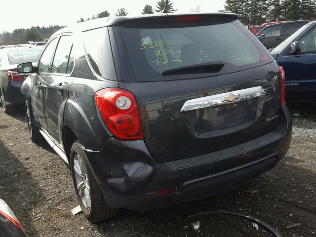 2GNALBEK0D6288723 - 2013 CHEVROLET EQUINOX LS BLACK photo 3