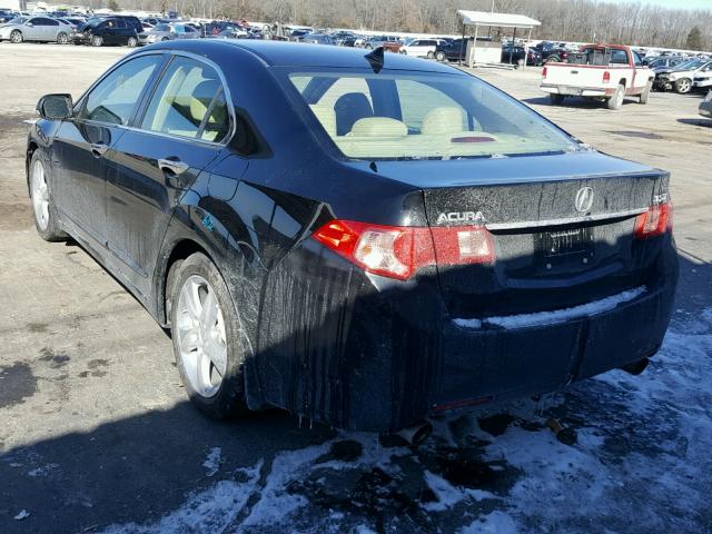 JH4CU2F42CC010604 - 2012 ACURA TSX BLACK photo 3