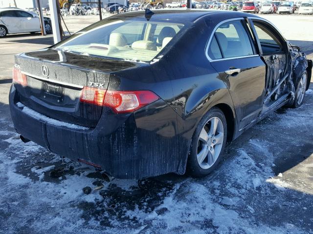 JH4CU2F42CC010604 - 2012 ACURA TSX BLACK photo 4