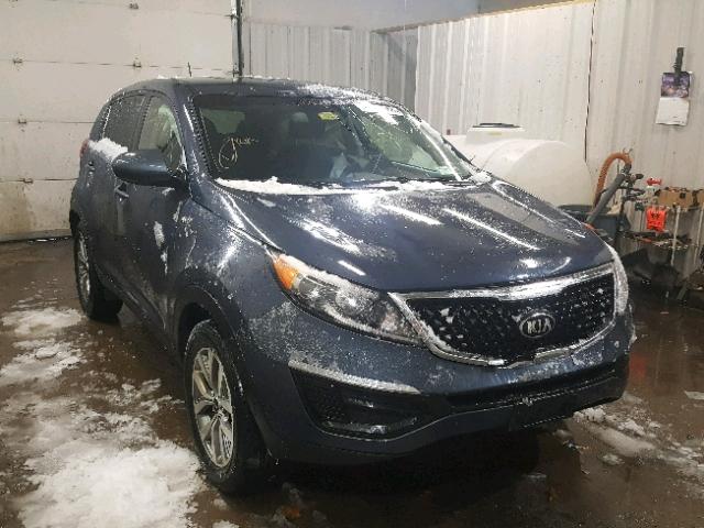 KNDPBCAC2F7781994 - 2015 KIA SPORTAGE L BLUE photo 1