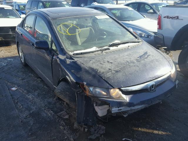 1HGFA16857L074941 - 2007 HONDA CIVIC EX BLUE photo 1