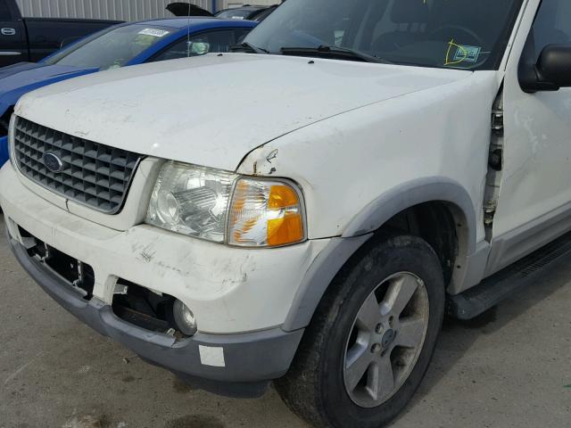 1FMZU73E12ZC33617 - 2002 FORD EXPLORER X WHITE photo 10