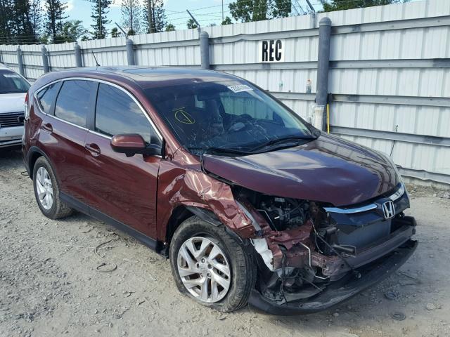 3CZRM3H56GG702031 - 2016 HONDA CR-V EX BURGUNDY photo 1