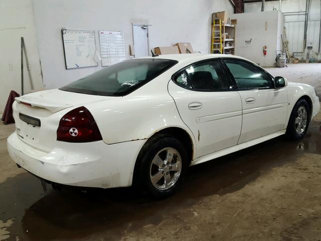 2G2WP552861306328 - 2006 PONTIAC GRAND PRIX WHITE photo 4