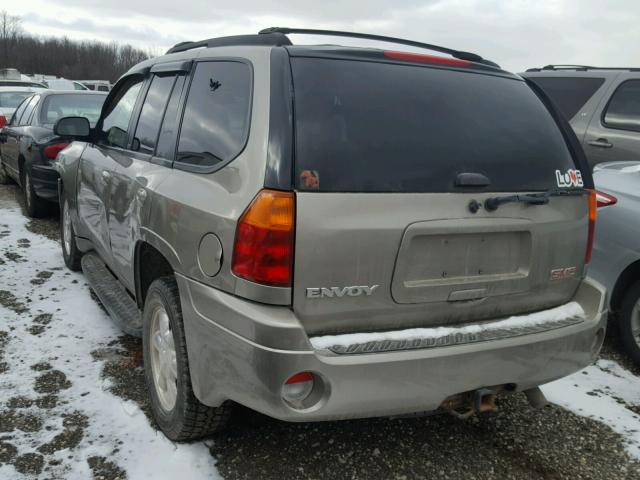 1GKDT13S032278051 - 2003 GMC ENVOY TAN photo 3