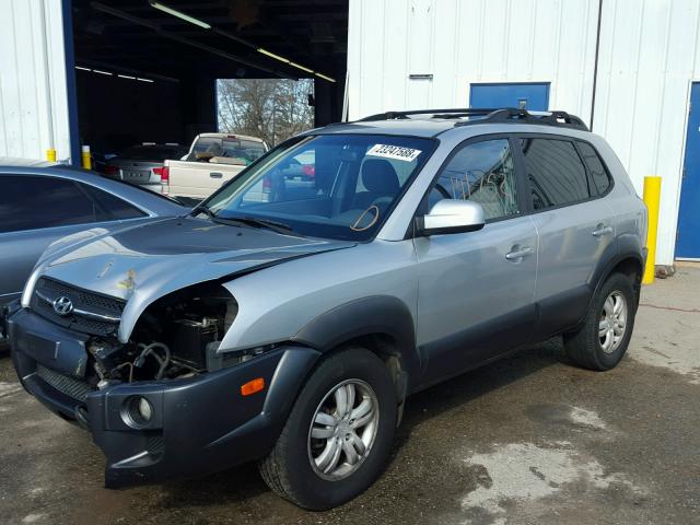 KM8JN12D17U618874 - 2007 HYUNDAI TUCSON SE SILVER photo 2