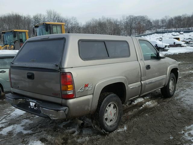 1GTEK14V1YZ213526 - 2000 GMC NEW SIERRA TAN photo 4