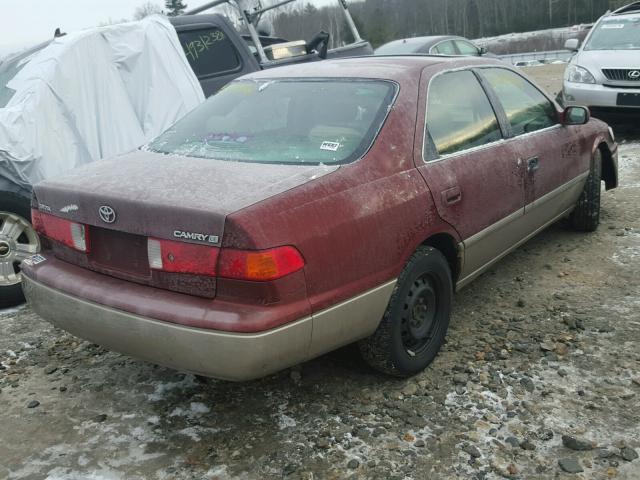 4T1BG22K1YU968154 - 2000 TOYOTA CAMRY CE RED photo 4