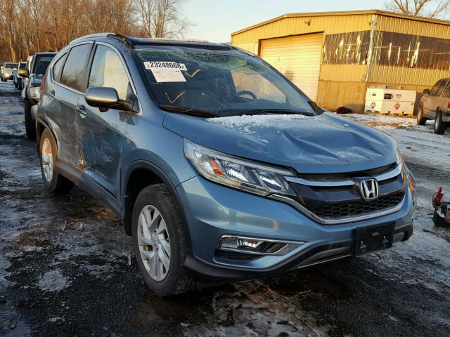 2HKRM4H76FH681619 - 2015 HONDA CR-V EXL GRAY photo 1