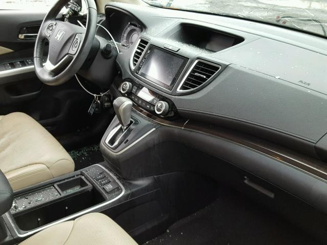 2HKRM4H76FH681619 - 2015 HONDA CR-V EXL GRAY photo 5