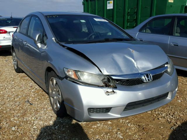 2HGFA165X9H302339 - 2009 HONDA CIVIC LX SILVER photo 1