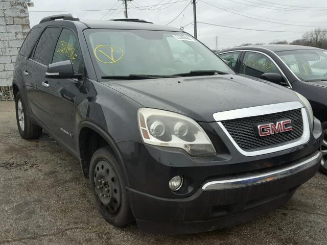 1GKEV23798J254621 - 2008 GMC ACADIA SLT BLACK photo 1