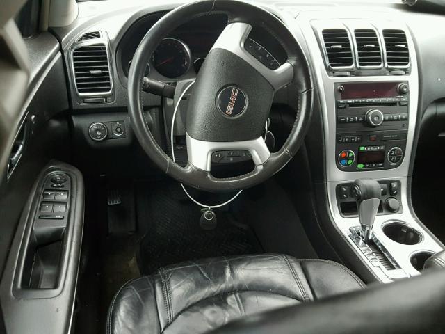 1GKEV23798J254621 - 2008 GMC ACADIA SLT შავი ფოტო 10