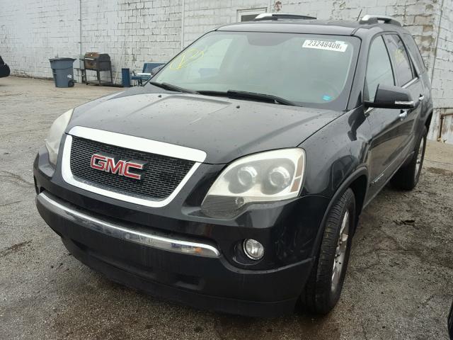 1GKEV23798J254621 - 2008 GMC ACADIA SLT BLACK photo 2