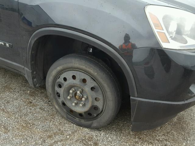 1GKEV23798J254621 - 2008 GMC ACADIA SLT შავი ფოტო 9