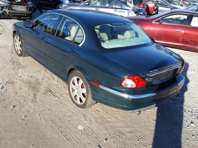 SAJEA51C74WE08222 - 2004 JAGUAR X-TYPE 3.0 GREEN photo 3