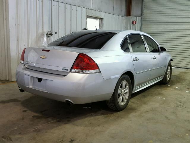 2G1WA5E3XD1112072 - 2013 CHEVROLET IMPALA LS SILVER photo 4
