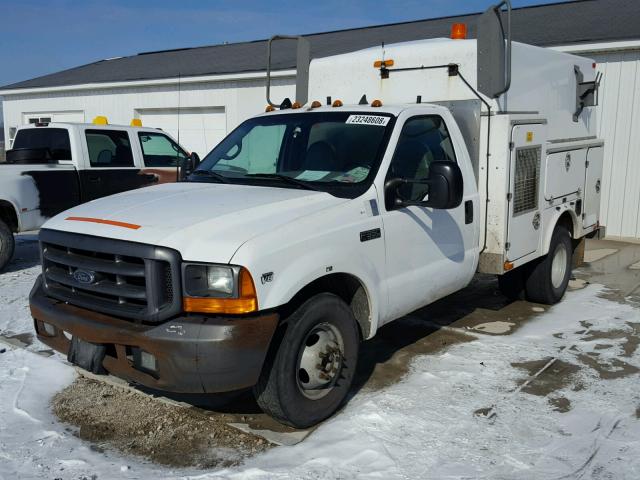 1FDWF36L1XEC60007 - 1999 FORD F350 SUPER WHITE photo 2