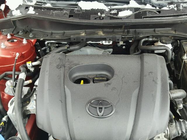 3MYDLBZV6GY136962 - 2016 TOYOTA SCION IA RED photo 7