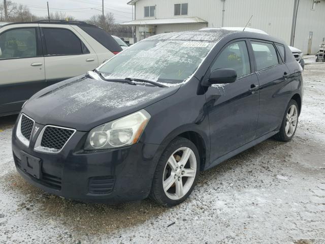 5Y2SP67039Z460338 - 2009 PONTIAC VIBE BLACK photo 2