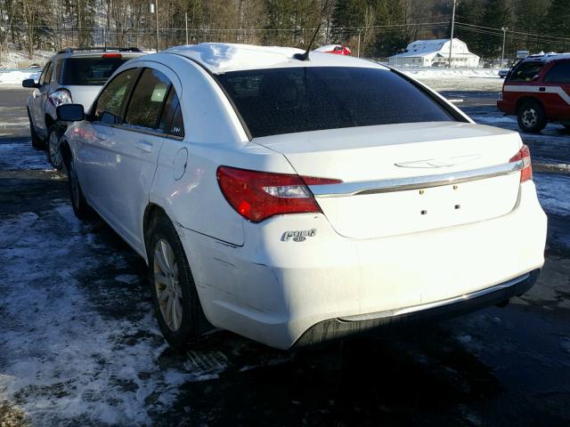 1C3CCBBB2CN181600 - 2012 CHRYSLER 200 TOURIN WHITE photo 3