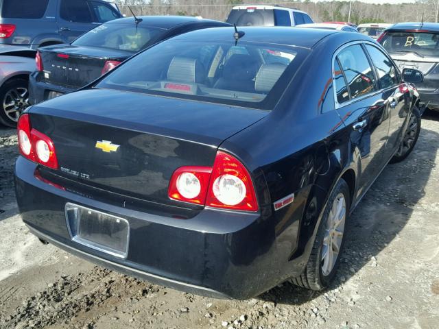 1G1ZE5E12BF109611 - 2011 CHEVROLET MALIBU LTZ BLACK photo 4