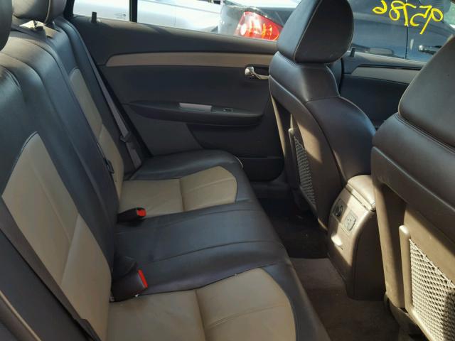 1G1ZE5E12BF109611 - 2011 CHEVROLET MALIBU LTZ Қара фото 6