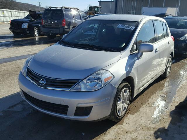 3N1BC1CP7CK234389 - 2012 NISSAN VERSA S SILVER photo 2