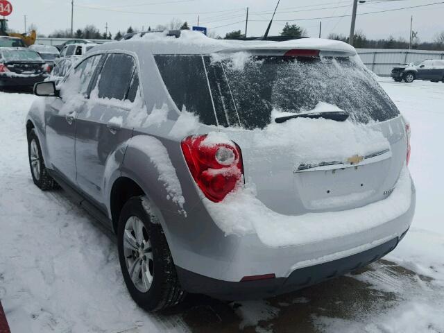 2CNALDEC4B6468020 - 2011 CHEVROLET EQUINOX LT SILVER photo 3