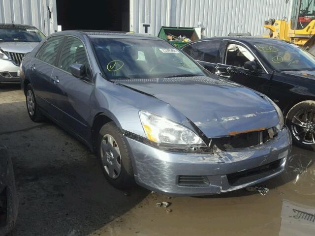 1HGCM56477A076815 - 2007 HONDA ACCORD LX BLUE photo 1