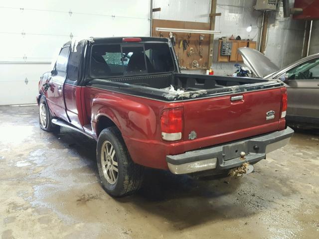 1FTYR10D91PB63028 - 2001 FORD RANGER TWO TONE photo 3