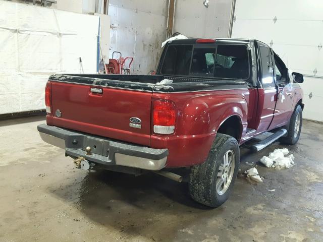 1FTYR10D91PB63028 - 2001 FORD RANGER TWO TONE photo 4