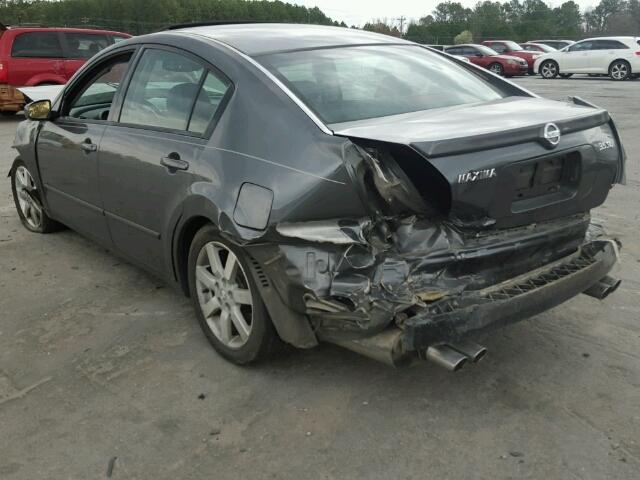 1N4BA41E65C834096 - 2005 NISSAN MAXIMA SE GRAY photo 3