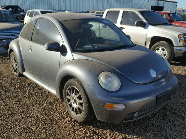 3VWCK31C94M418364 - 2004 VOLKSWAGEN NEW BEETLE SILVER photo 1