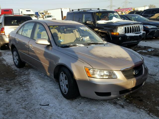 5NPET46C86H055426 - 2006 HYUNDAI SONATA GL TAN photo 1