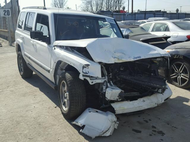 1J8HH48K58C145885 - 2008 JEEP COMMANDER WHITE photo 9